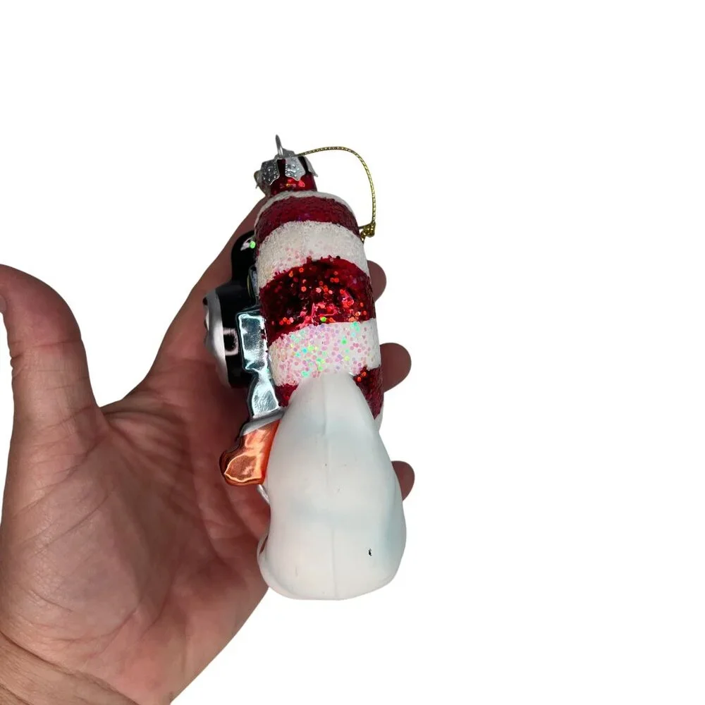Thomas The Train Blown Glass Christmas Ornament 2012 Gullane Limited red & white